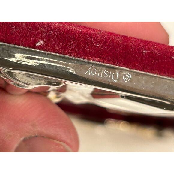 Vintage Disney Mickey Minnie Mouse Donald Duck Baby Frame Silverplate Brass 4x6 - Picture 4 of 11